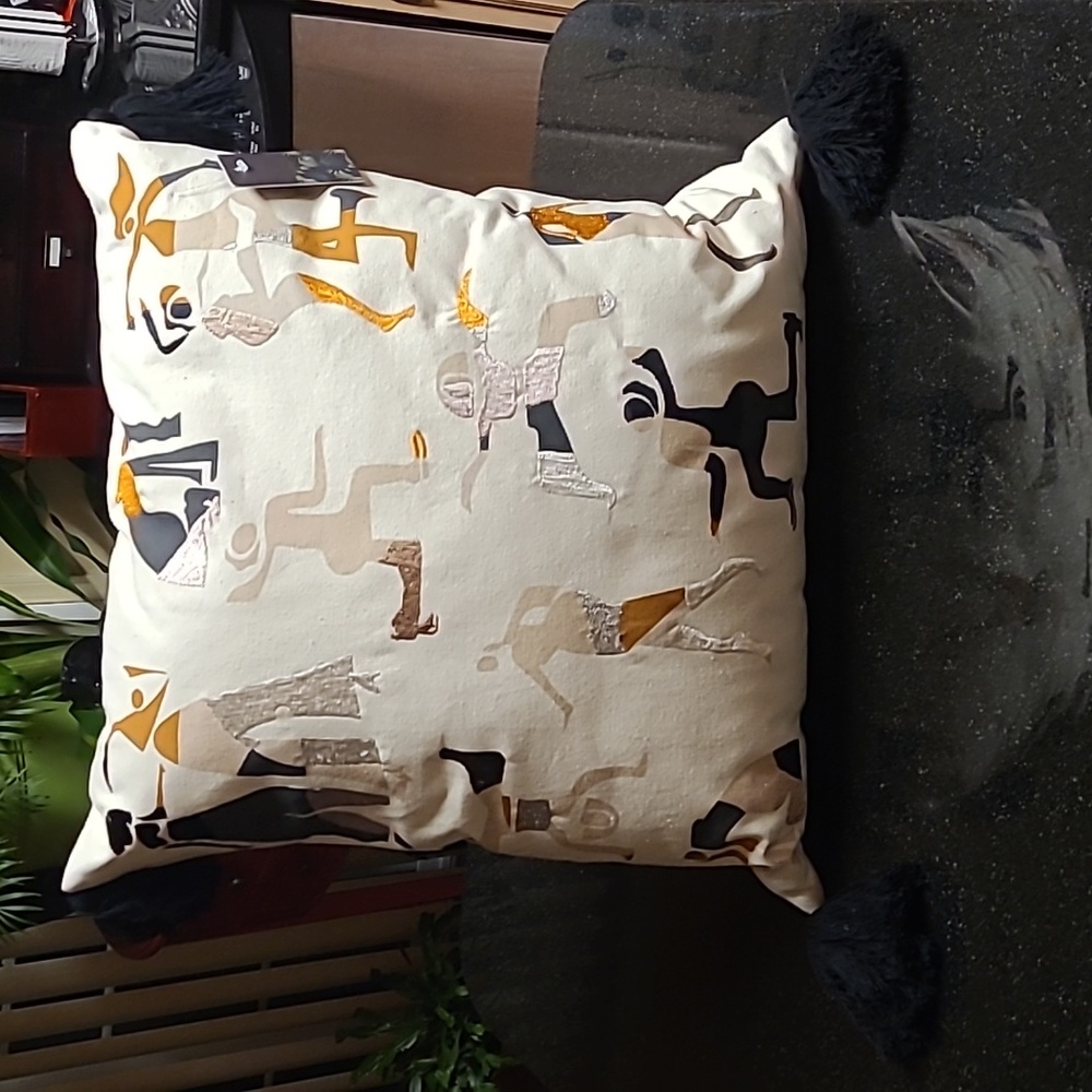 Ivory Throw Pillow